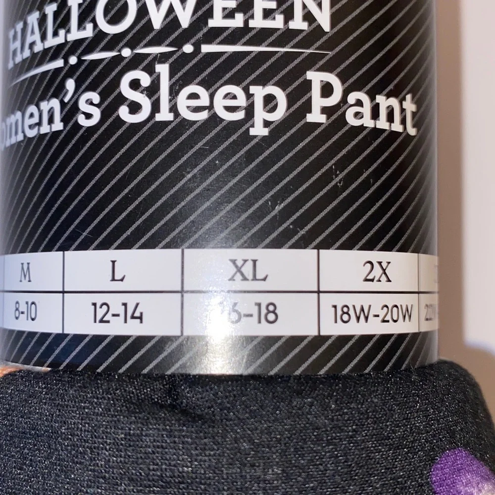 NWT Sleep in Soft Warm Ghost and Spiderweb Pattern Pajama Pants Size XXL